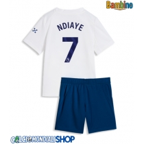 Maglie da calcio Manchester City Iliman Ndiaye #7 Terza Maglia Bambino 2026-27 Manica Corta + Pantaloni corti)
